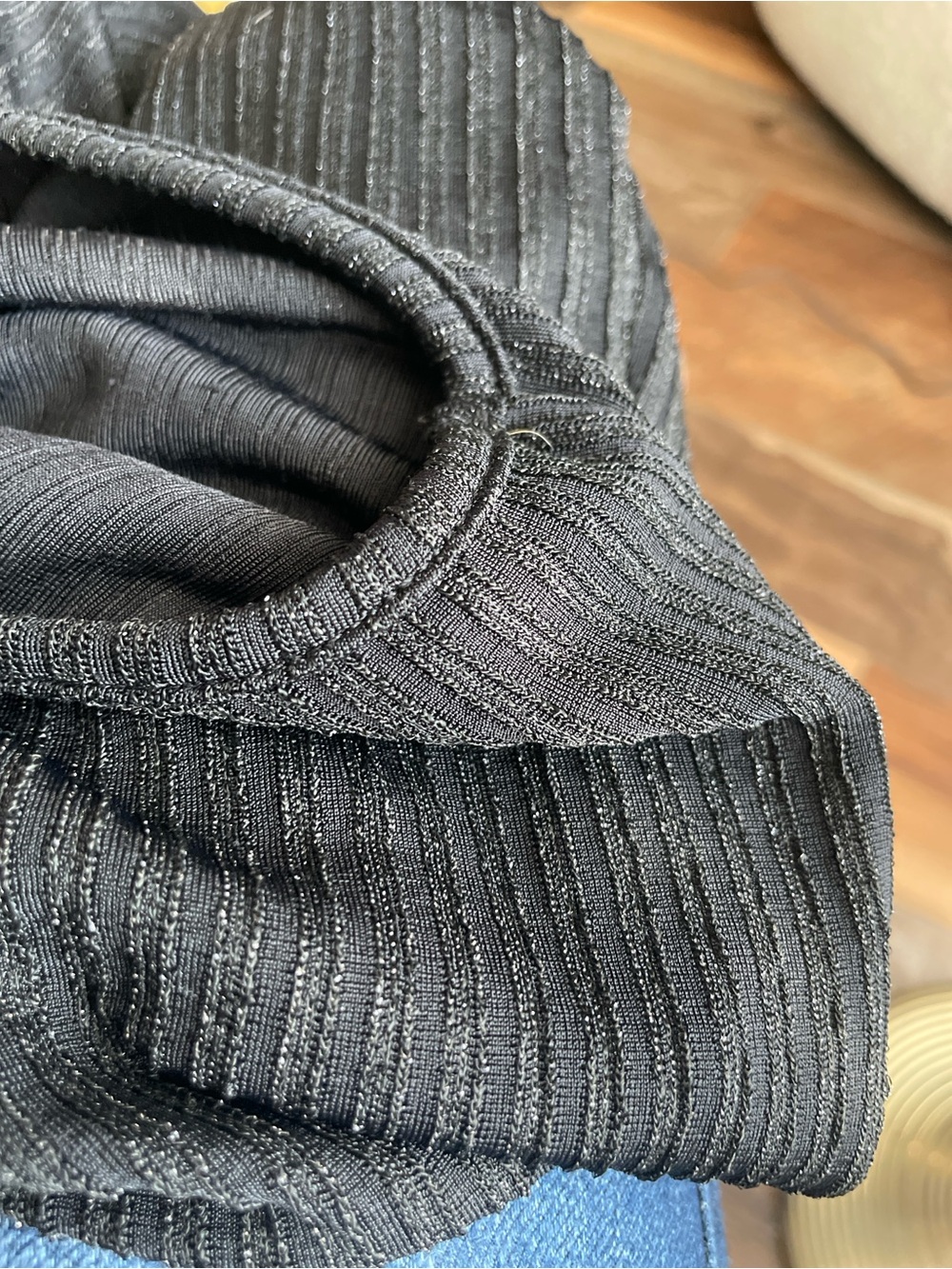 1 Black 1 Copper Ribbed Sleeveless Tank Tops | Subtle Playful Shimmer | HB Shop - Picture 15 of 15